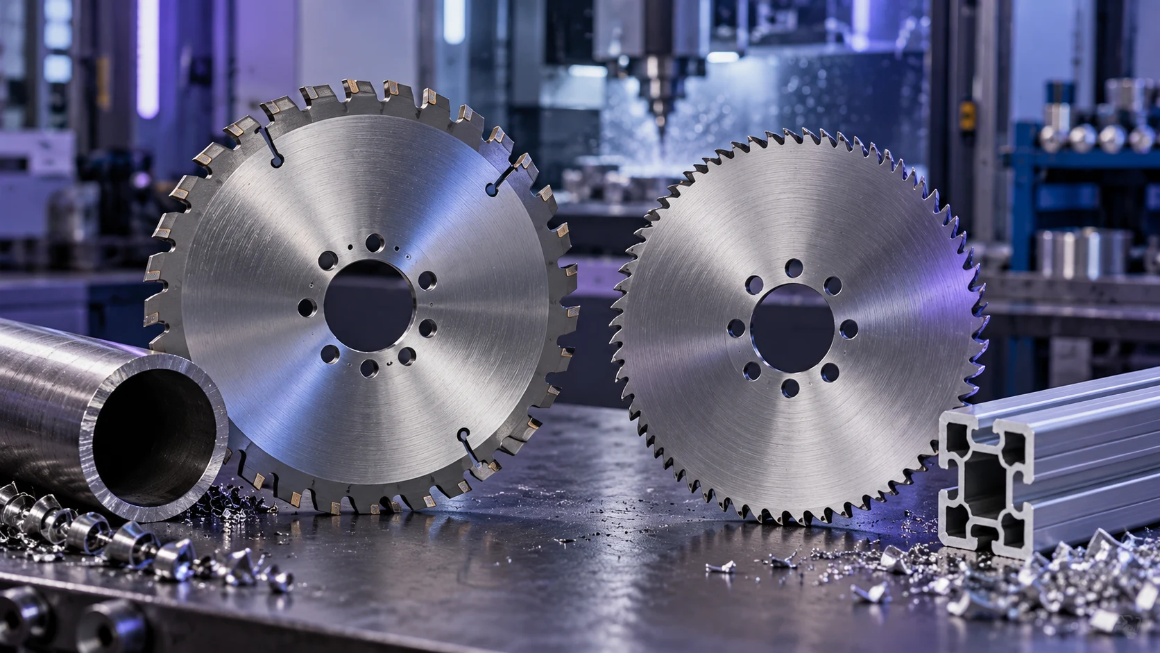 Carbide vs HSS saw blades for metal cutting comparison