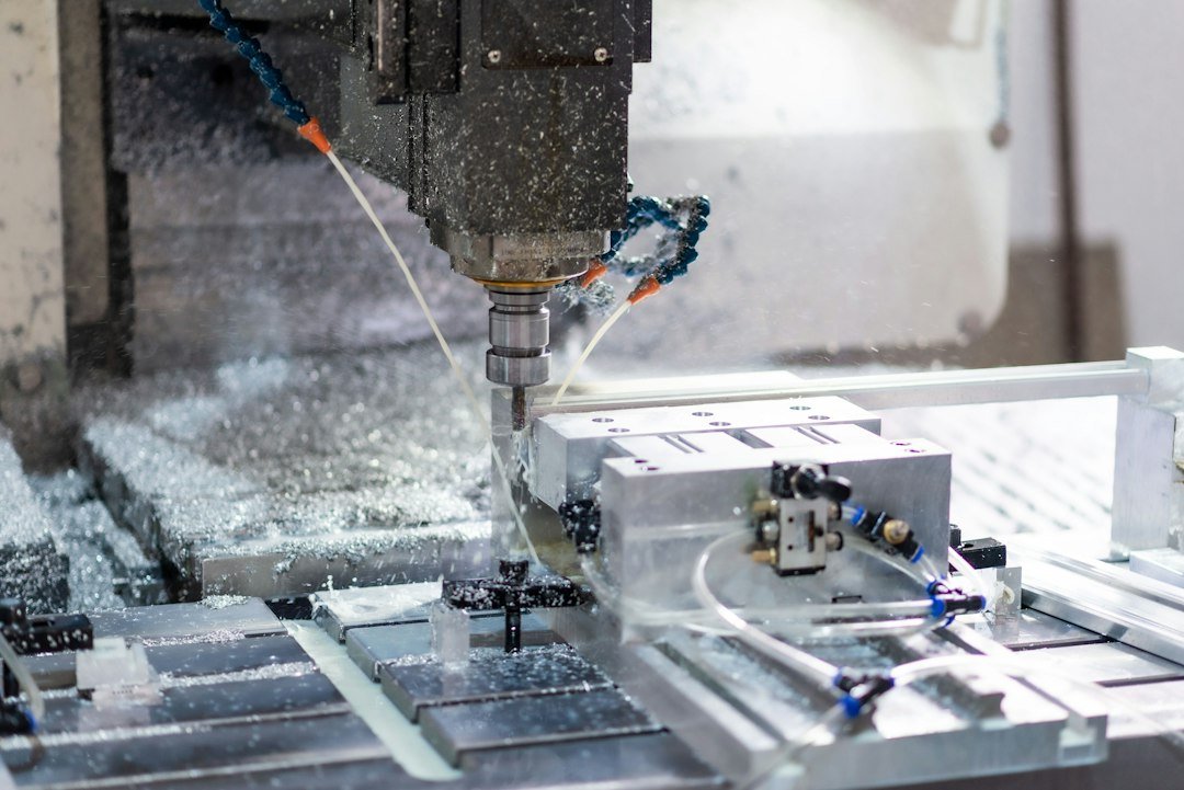 CNC machining an injection mold cavity