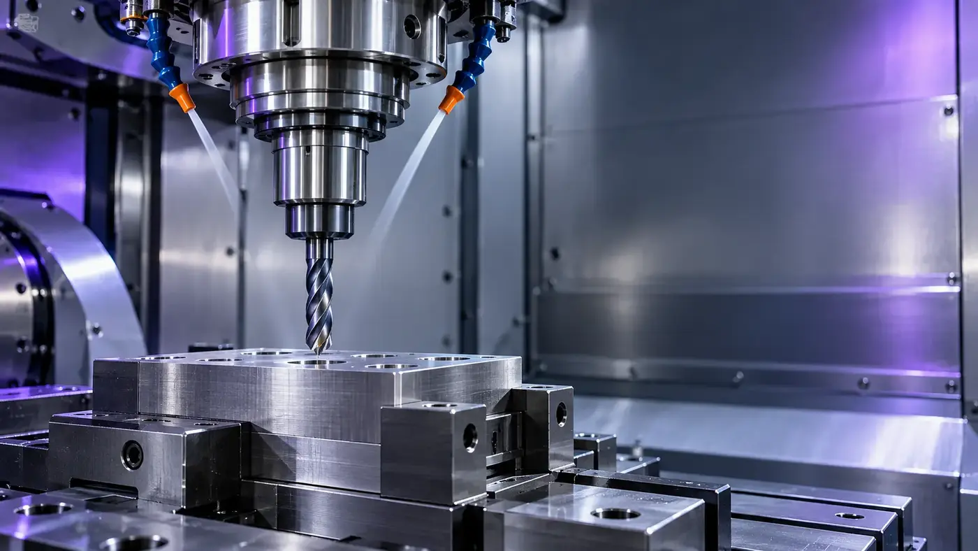 CNC drill rigidity and clamping for cobalt and carbide drill bits