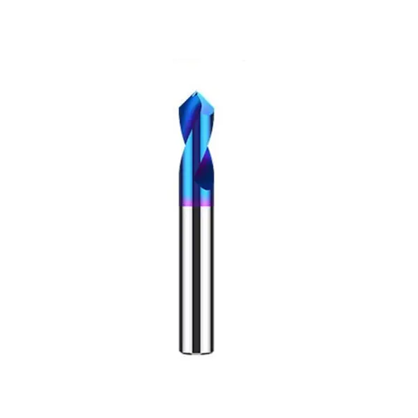 Internal coolant carbide drill for high-speed hole making