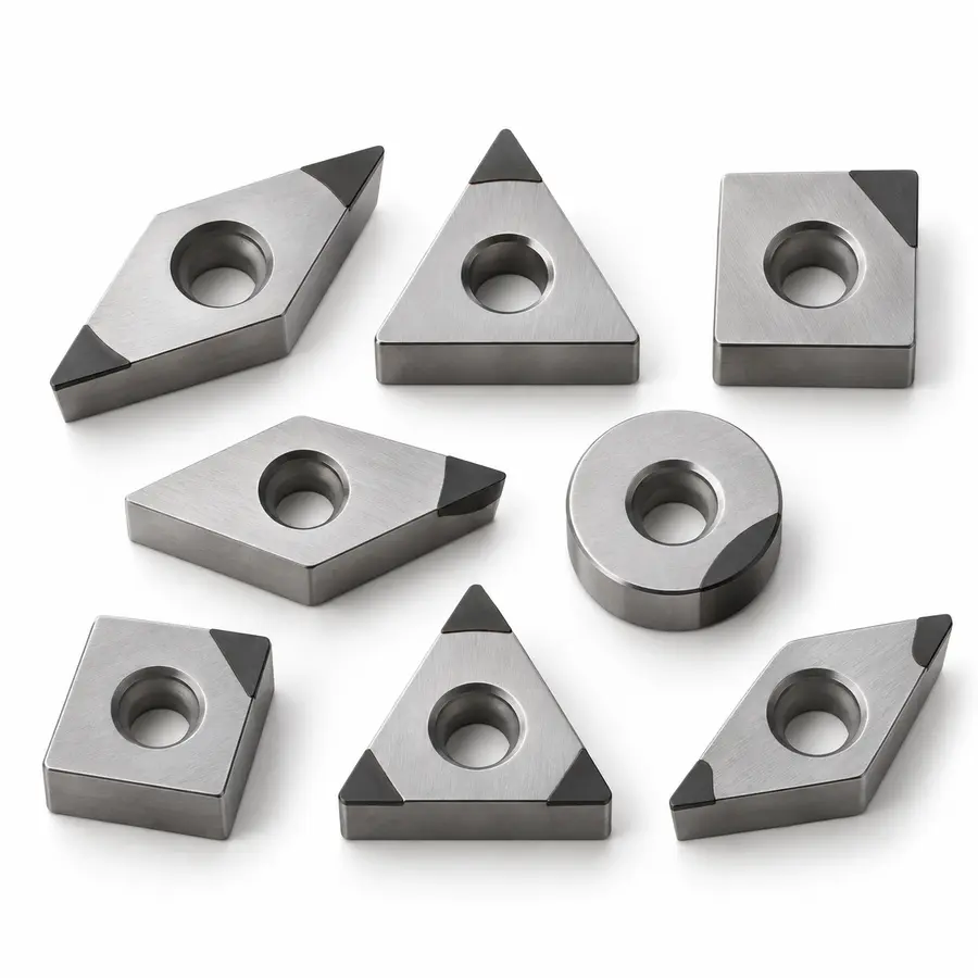 PCBN turning inserts for hard turning