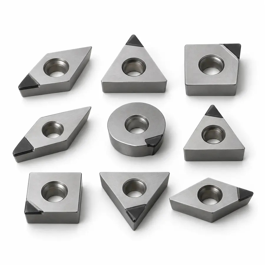 PCD turning inserts for CNC machining