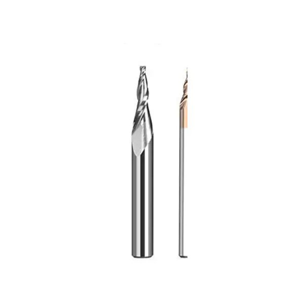 Solid carbide drill bit for precision CNC hole making