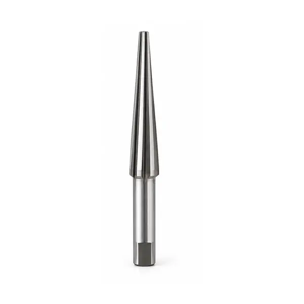 Taper reamer for precision tapered hole machining