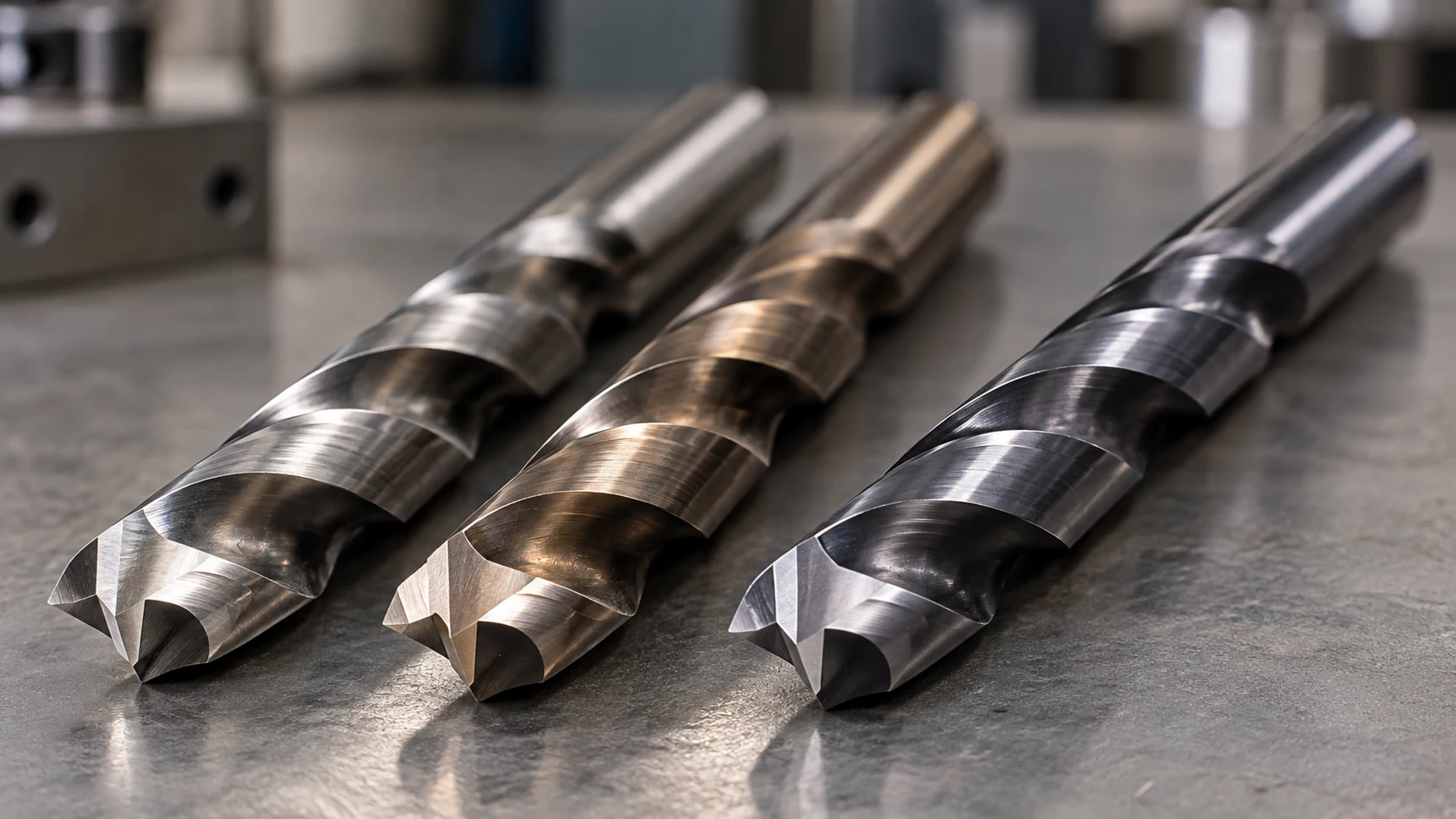 How to choose a twist drill bit: comparison of HSS, cobalt-bearing HSS, and carbide drills